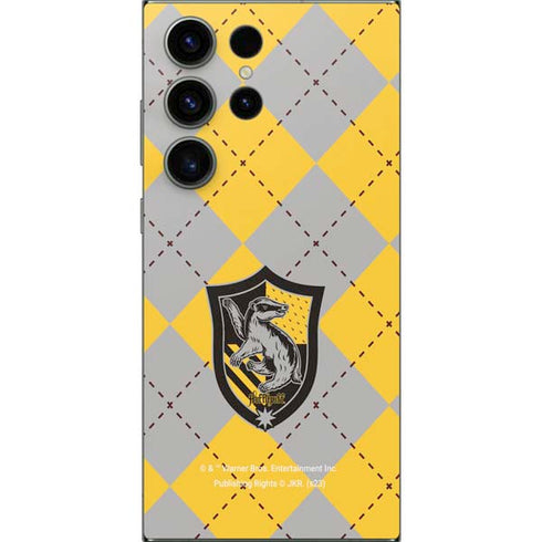 Wizarding World Harry Potter Hufflepuff Crest Galaxy S25 Ultra Skin